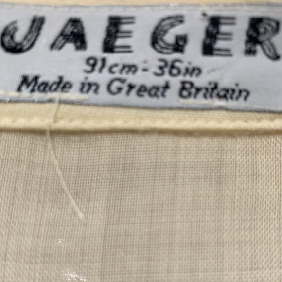 VINTAGE JAEGER DOUBLE BREAST FORMAL WOOL SHIRTS SIZE L - Picture 8 of 8